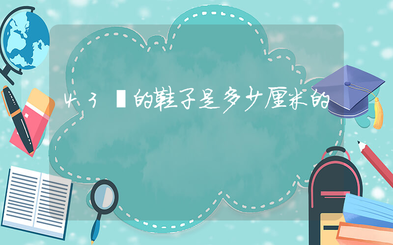 43碼的鞋子是多少厘米的插圖