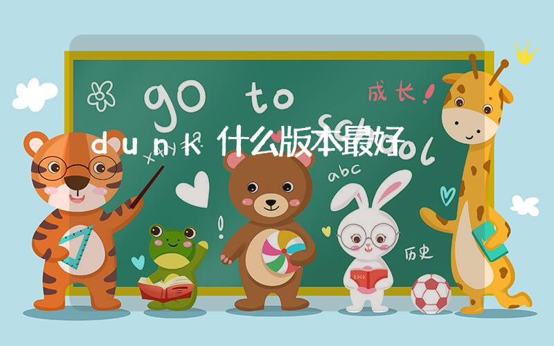 dunk什么版本最好插圖