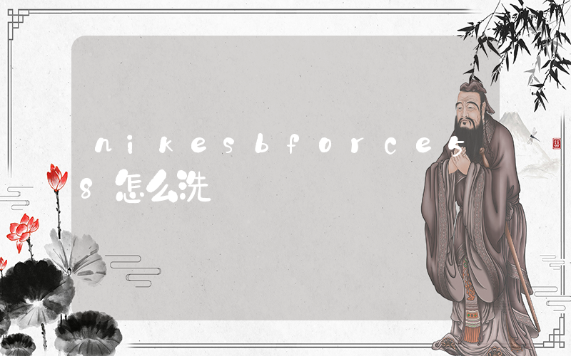nikesbforce58怎么洗插圖