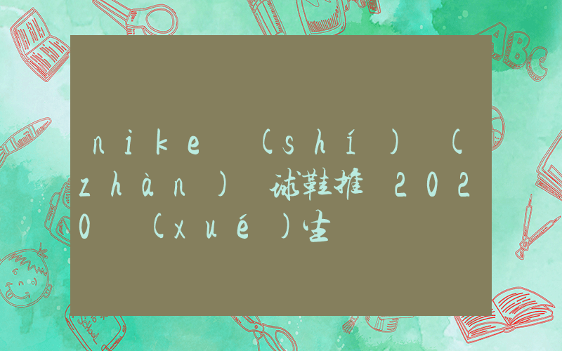 nike實(shí)戰(zhàn)籃球鞋推薦2020學(xué)生黨插圖