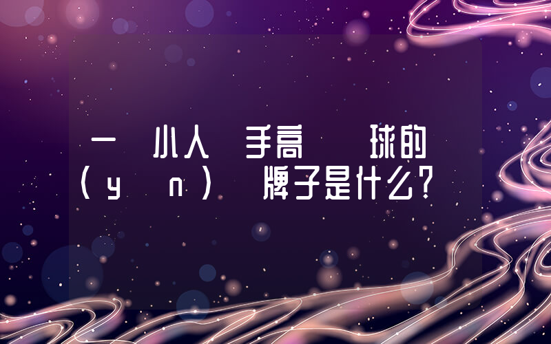 一個小人單手高舉籃球的運(yùn)動牌子是什么？插圖