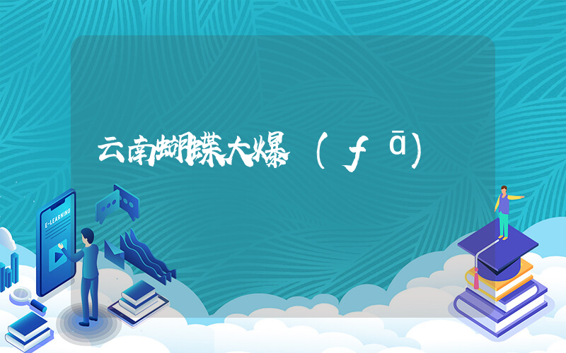 云南蝴蝶大爆發(fā)插圖