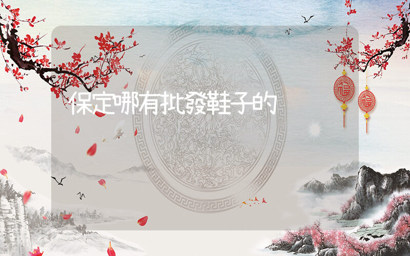 保定哪有批發鞋子的插圖