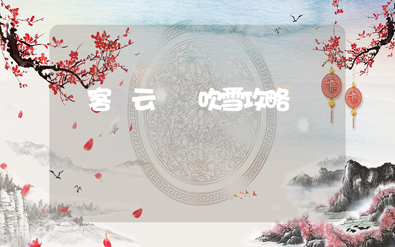 俠客風云傳風吹雪攻略插圖