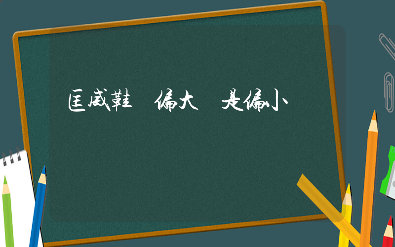 匡威鞋碼偏大還是偏小插圖