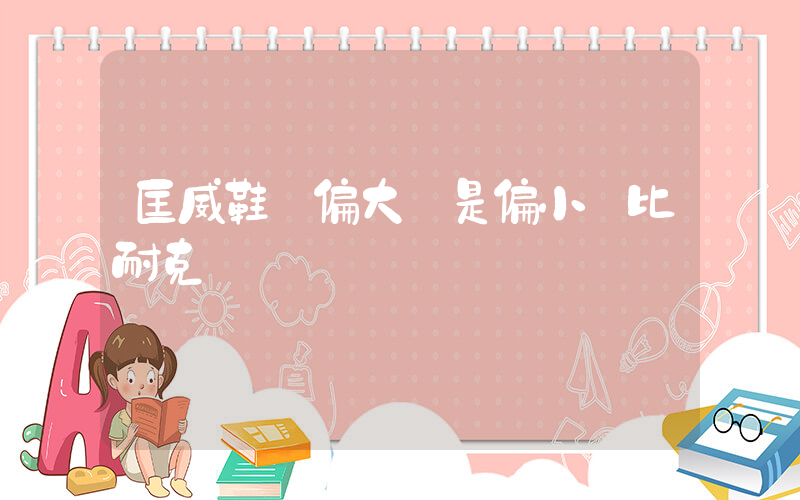 匡威鞋碼偏大還是偏小對比耐克插圖