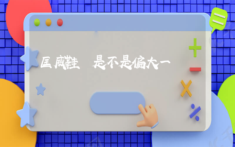 匡威鞋碼是不是偏大一碼插圖