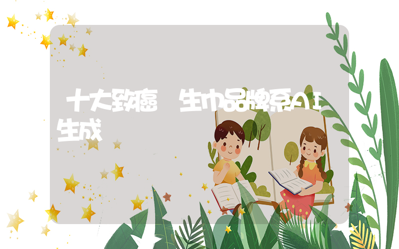 十大致癌衛生巾品牌系AI生成插圖