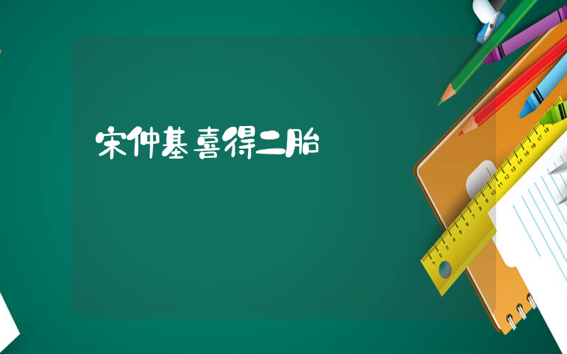 宋仲基喜得二胎插圖