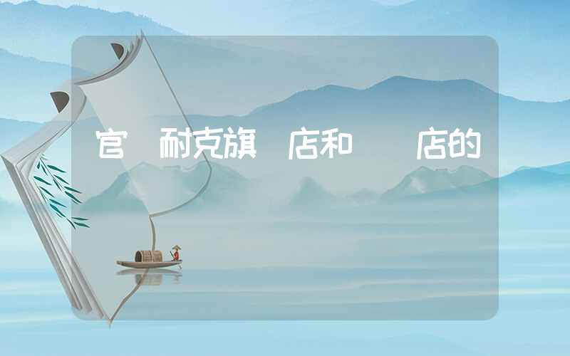 官網耐克旗艦店和實體店的區別插圖