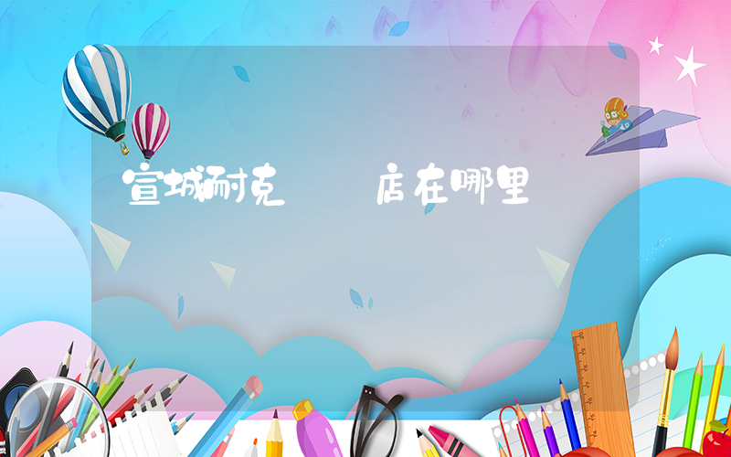 宣城耐克專賣店在哪里插圖