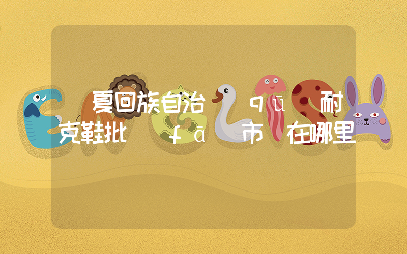 寧夏回族自治區(qū)耐克鞋批發(fā)市場在哪里插圖