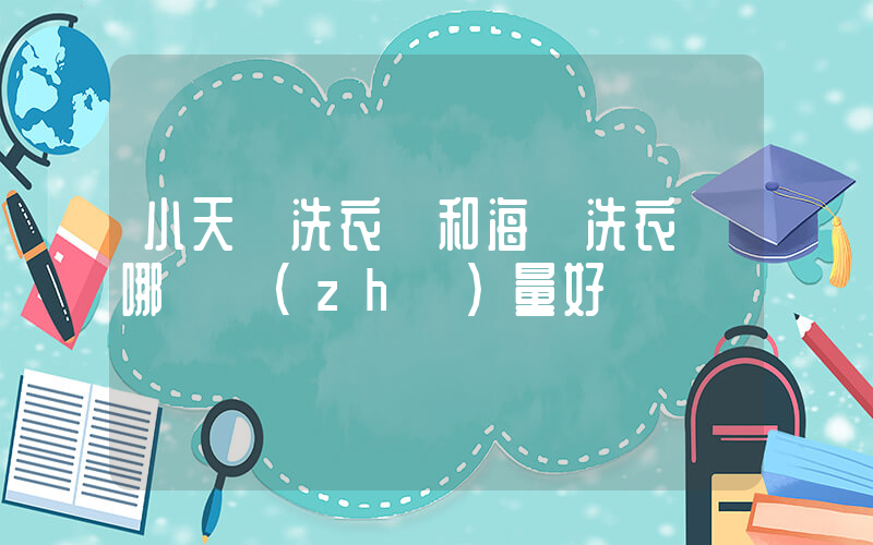 小天鵝洗衣機和海爾洗衣機哪個質(zhì)量好插圖