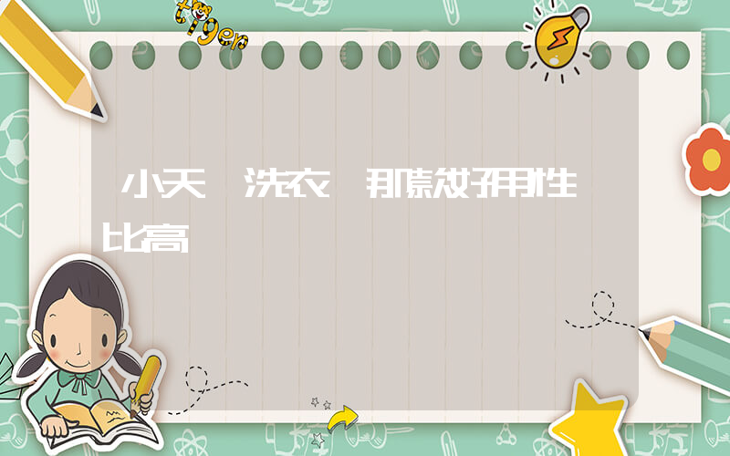 小天鵝洗衣機那款好用性價比高插圖