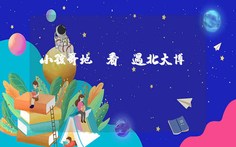 小孩哥地鐵看書遇北大博導插圖