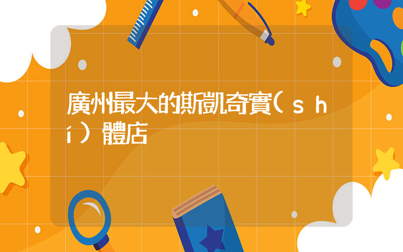 廣州最大的斯凱奇實(shí)體店插圖