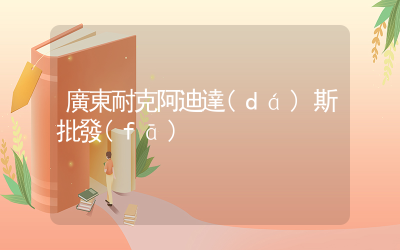 廣東耐克阿迪達(dá)斯批發(fā)插圖