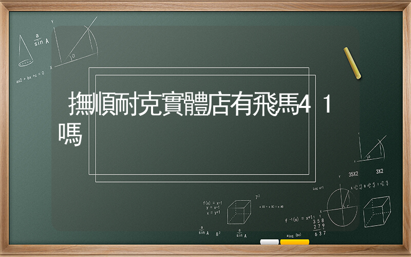 撫順耐克實體店有飛馬41嗎插圖
