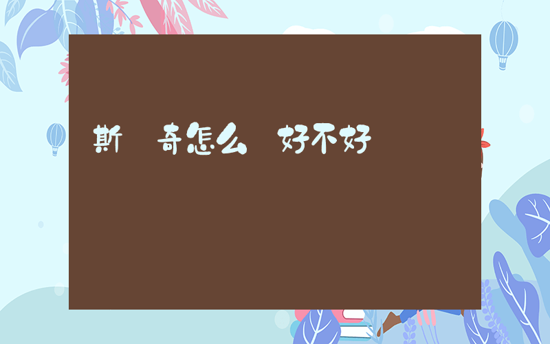 斯凱奇怎么樣好不好插圖