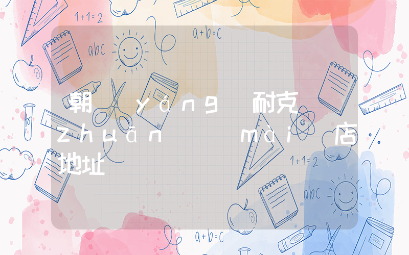 朝陽(yáng)耐克專(zhuān)賣(mài)店地址插圖