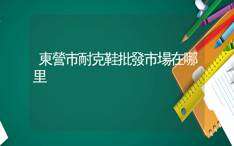 東營市耐克鞋批發市場在哪里插圖