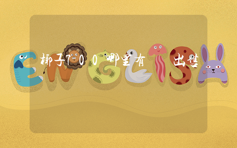 椰子700哪里有現貨出售插圖