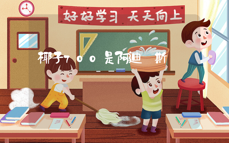 椰子700是阿迪達斯嗎插圖