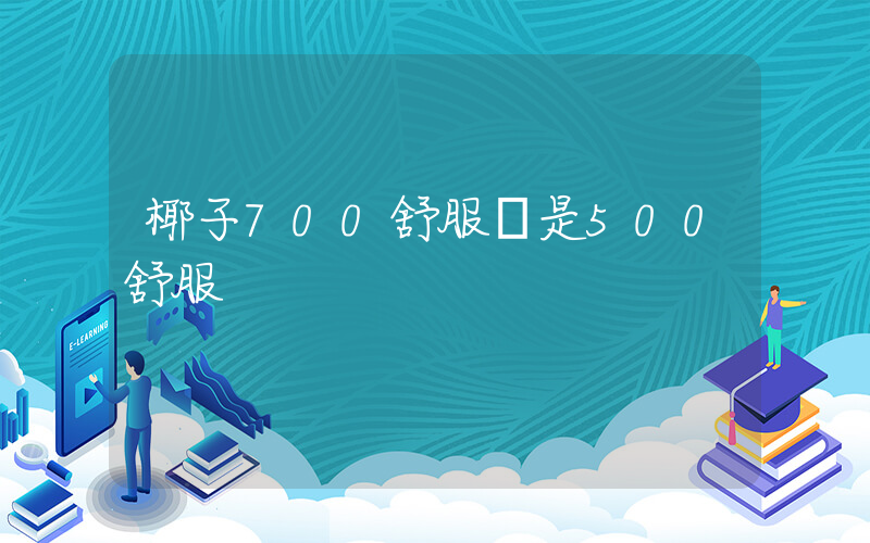 椰子700舒服還是500舒服插圖