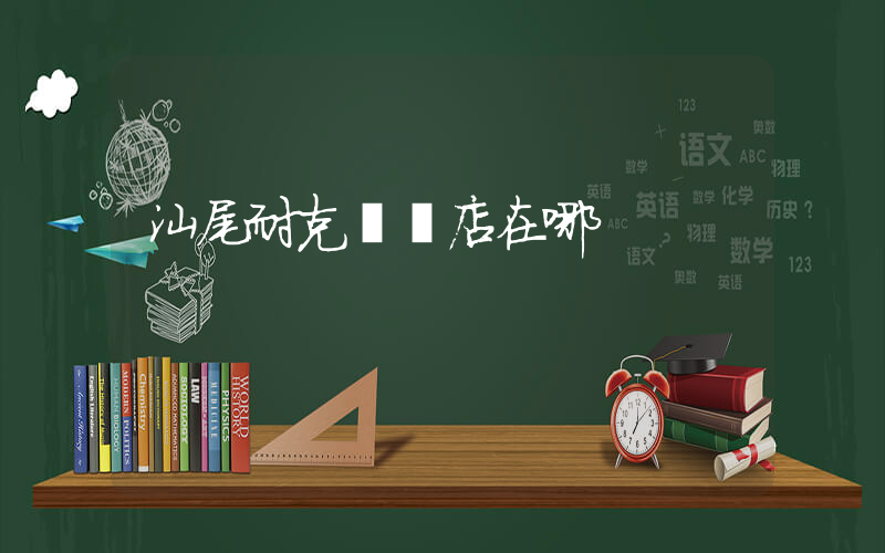 汕尾耐克專賣店在哪插圖