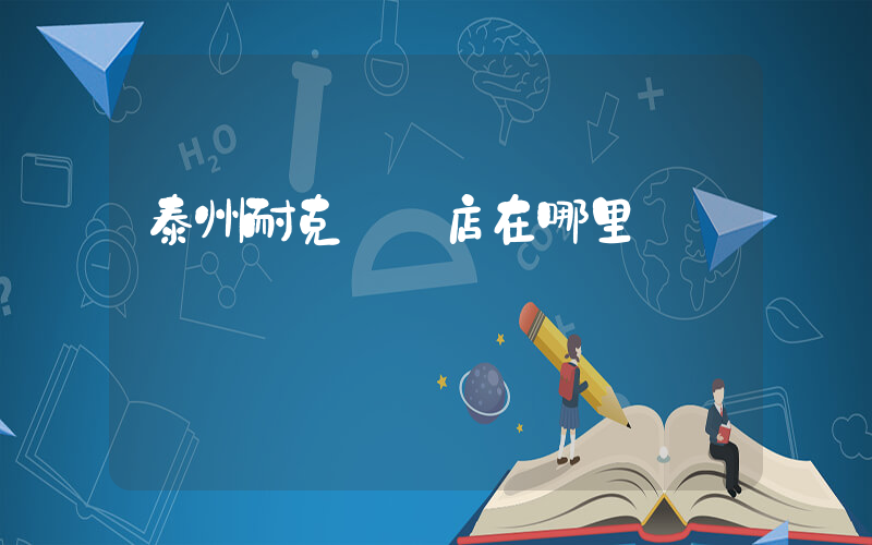 泰州耐克專賣店在哪里插圖