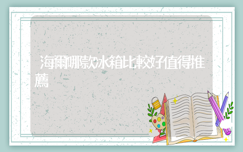 海爾哪款冰箱比較好值得推薦插圖