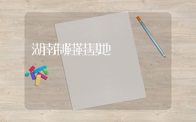 湖南制鞋鞋基地插圖