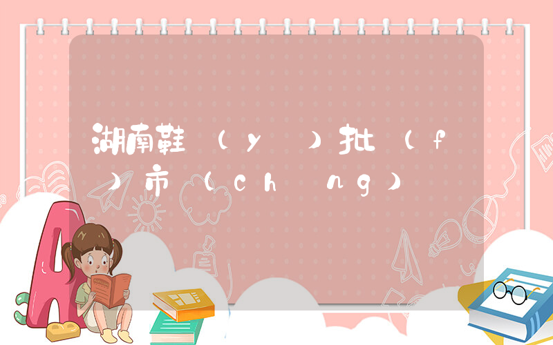 湖南鞋業(yè)批發(fā)市場(chǎng)插圖
