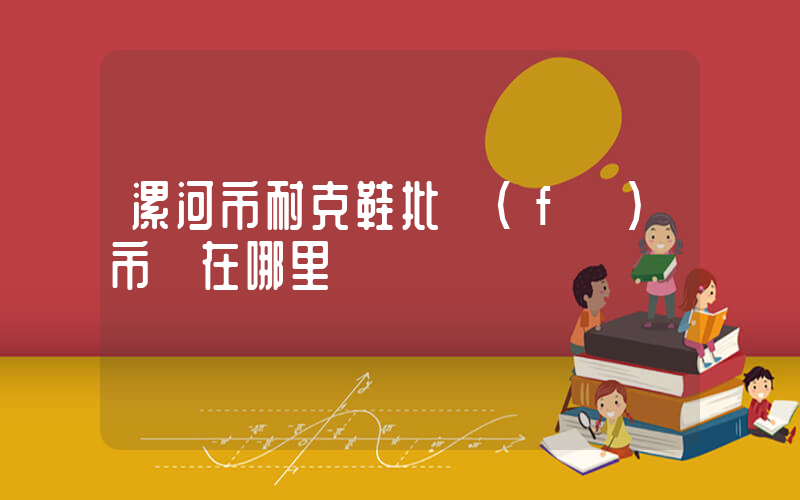 漯河市耐克鞋批發(fā)市場在哪里插圖