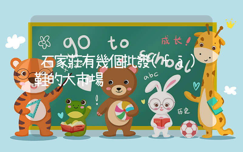 石家莊有幾個批發(fā)鞋的大市場插圖