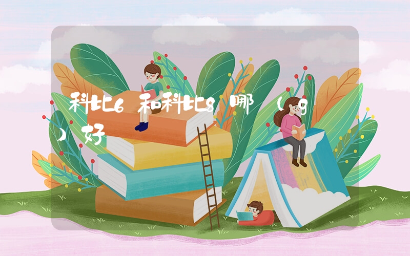 科比6和科比8哪個(gè)好插圖