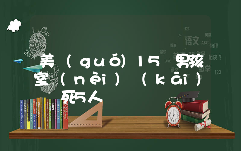 美國(guó)15歲男孩室內(nèi)開(kāi)槍殺死5人插圖