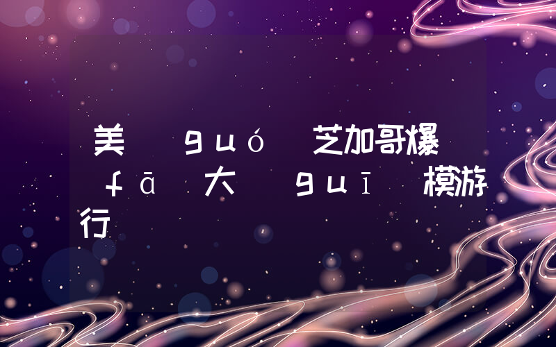 美國(guó)芝加哥爆發(fā)大規(guī)模游行插圖
