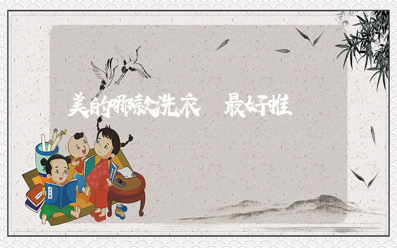 美的哪款洗衣機最好推薦插圖
