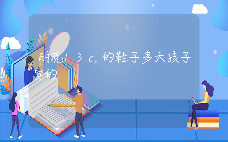 耐克13c的鞋子多大孩子穿的插圖