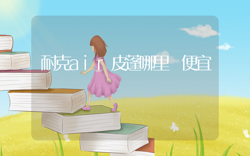 耐克air皮蓬哪里買便宜插圖