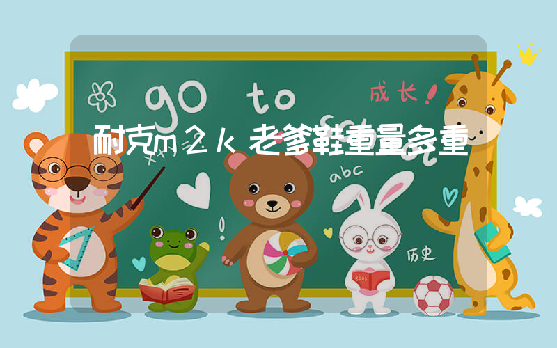 耐克m2k老爹鞋重量多重插圖