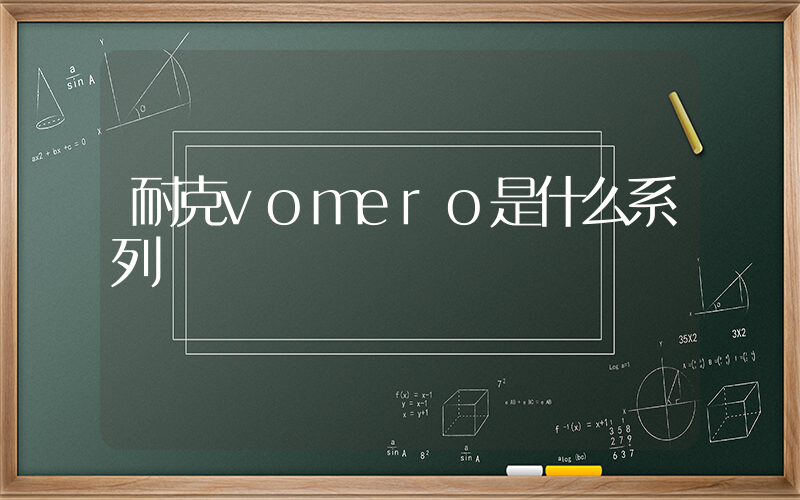 耐克vomero是什么系列插圖
