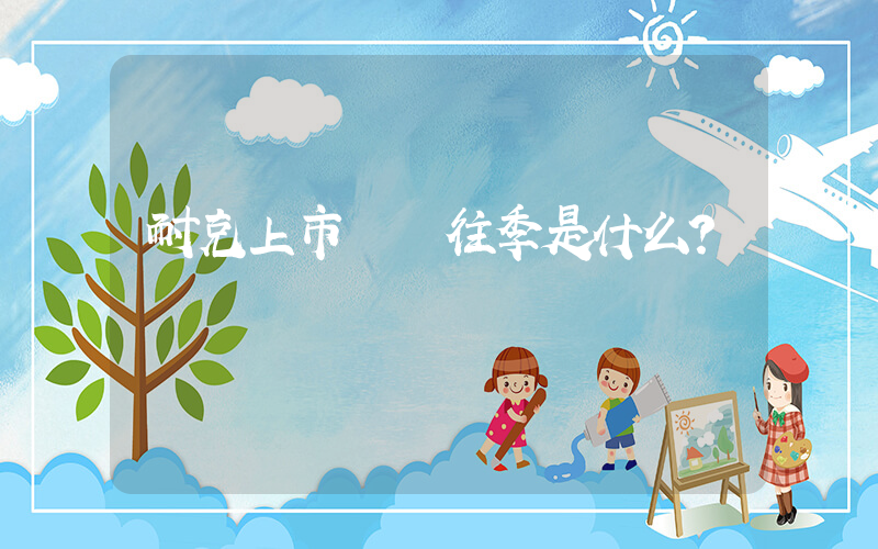 耐克上市時間往季是什么？插圖