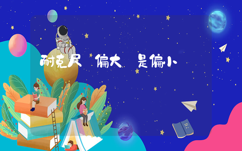 耐克尺碼偏大還是偏小插圖