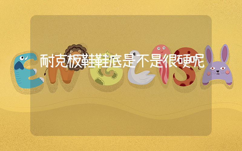 耐克板鞋鞋底是不是很硬呢插圖