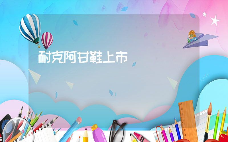 耐克阿甘鞋上市時間插圖
