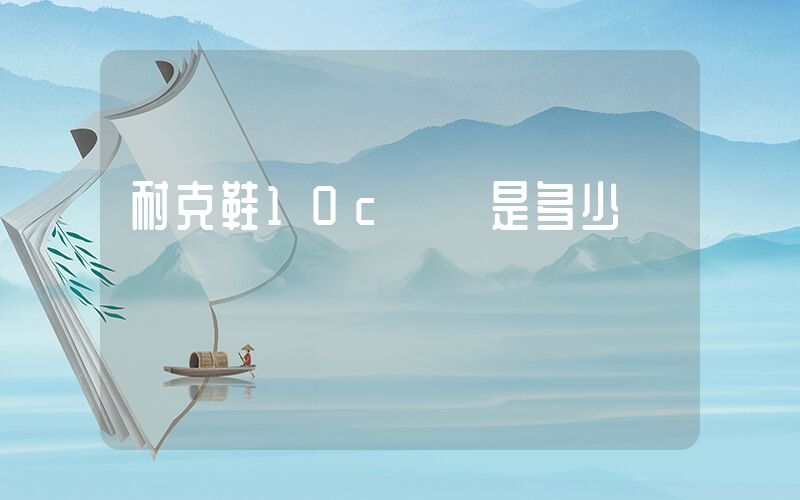 耐克鞋10c內長是多少插圖