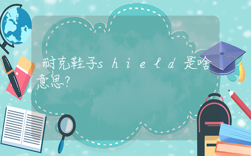 耐克鞋子shield是啥意思？插圖
