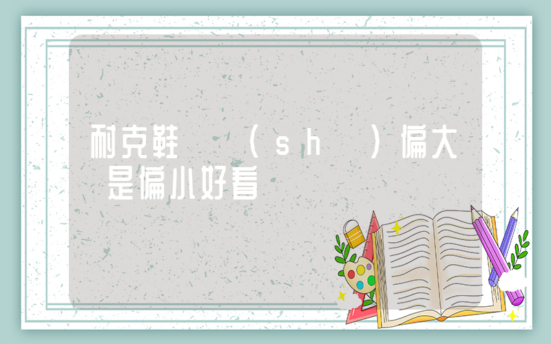 耐克鞋碼數(shù)偏大還是偏小好看插圖